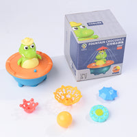 Cute Crocodile Bath Sprinkler with Accessories