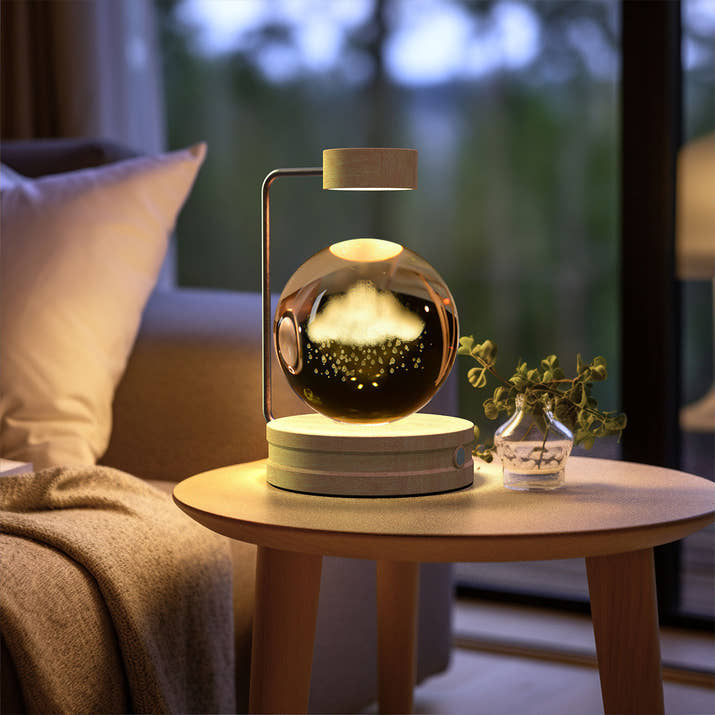 Magical Dino Orb Night Light – Cozy Bedside Glow