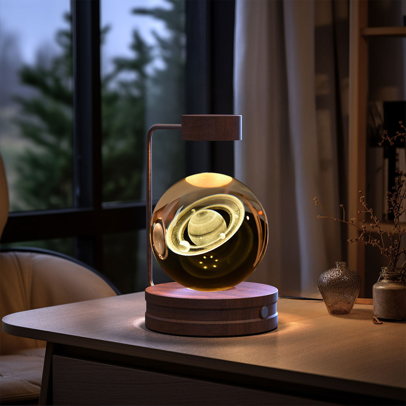 Magical Dino Orb Night Light – Cozy Bedside Glow
