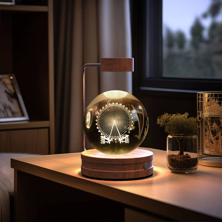 Magical Dino Orb Night Light – Cozy Bedside Glow