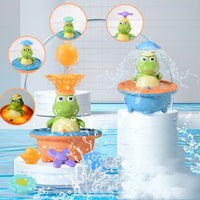 Cute Crocodile Bath Sprinkler with Accessories