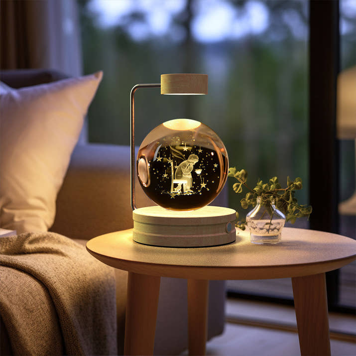 Magical Dino Orb Night Light – Cozy Bedside Glow