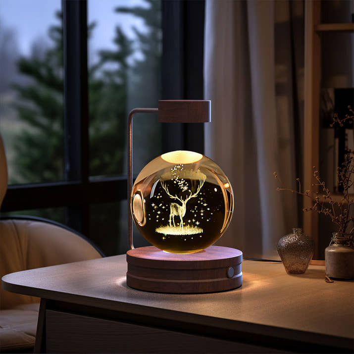 Magical Dino Orb Night Light – Cozy Bedside Glow