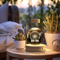 Magical Dino Orb Night Light – Cozy Bedside Glow