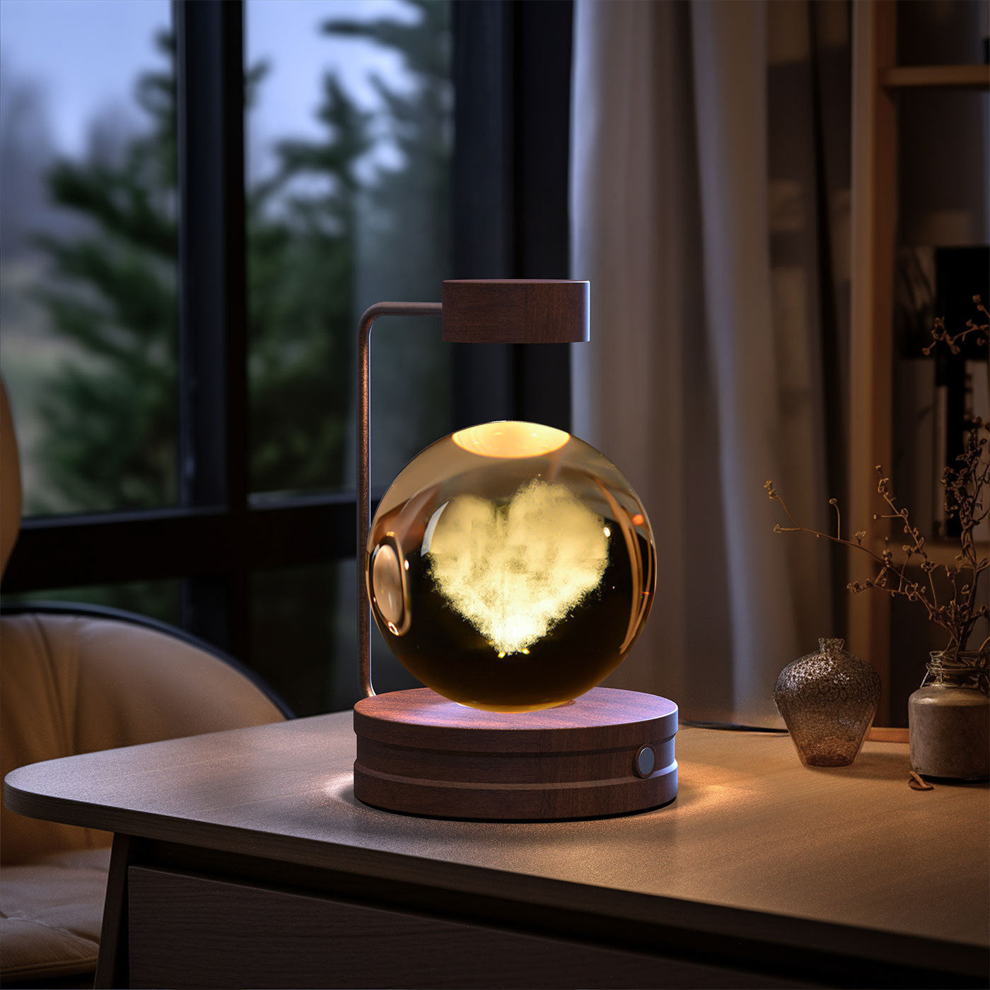 Magical Dino Orb Night Light – Cozy Bedside Glow
