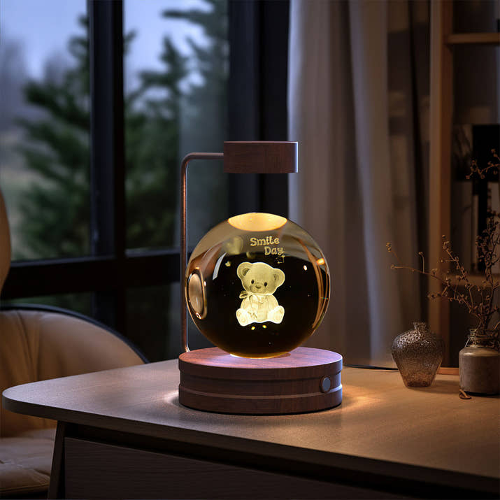 Magical Dino Orb Night Light – Cozy Bedside Glow