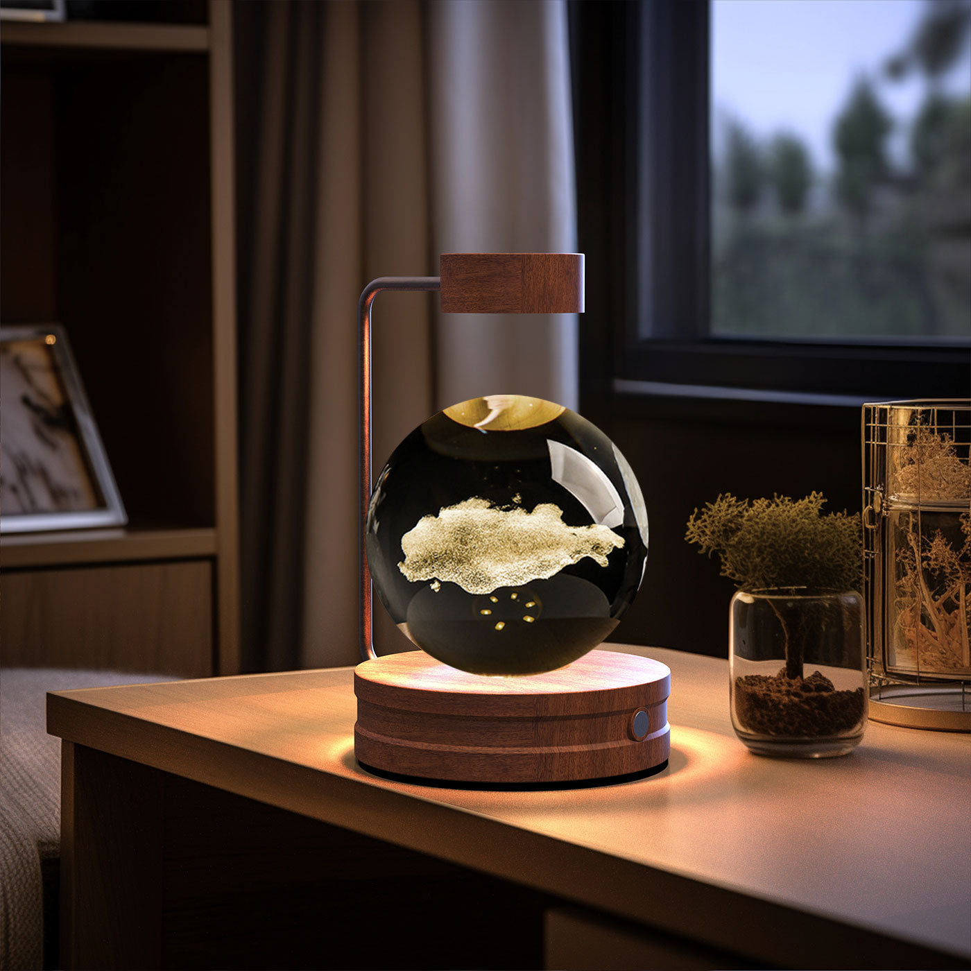Magical Dino Orb Night Light – Cozy Bedside Glow