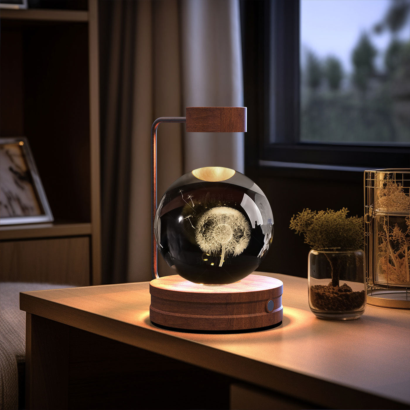 Magical Dino Orb Night Light – Cozy Bedside Glow