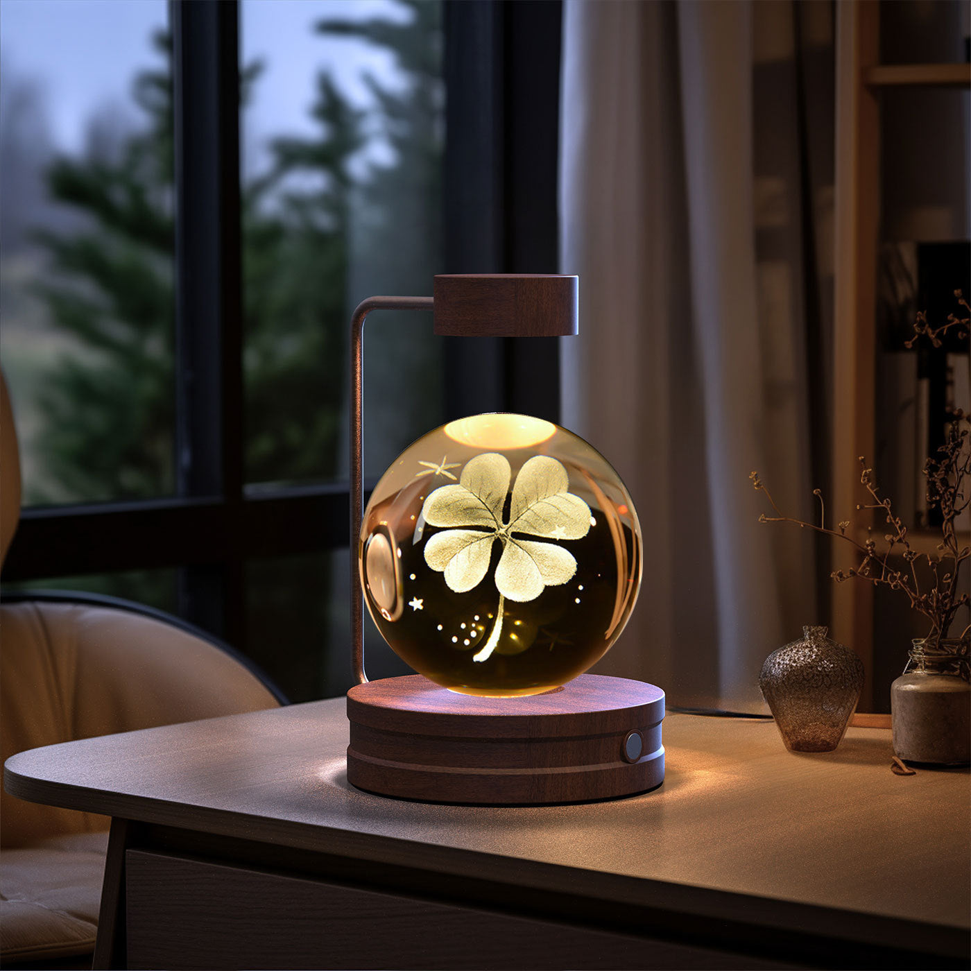 Magical Dino Orb Night Light – Cozy Bedside Glow
