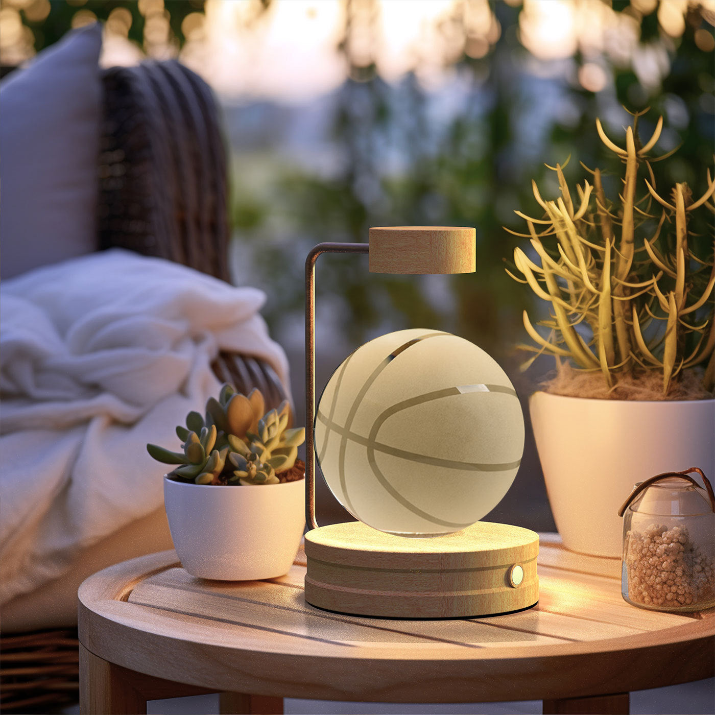 Magical Dino Orb Night Light – Cozy Bedside Glow