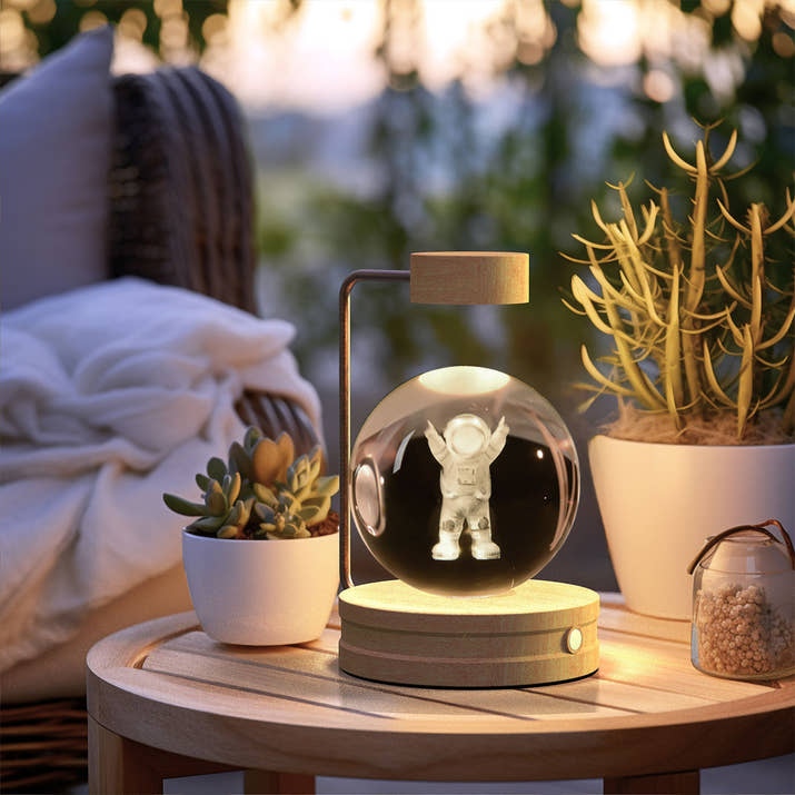 Magical Dino Orb Night Light – Cozy Bedside Glow