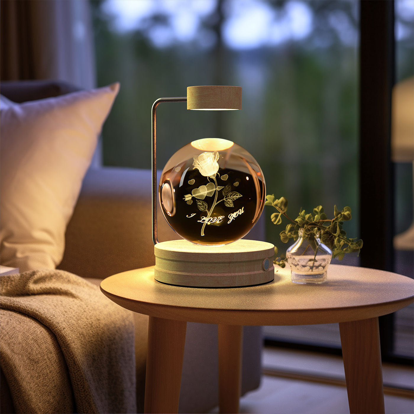 Magical Dino Orb Night Light – Cozy Bedside Glow