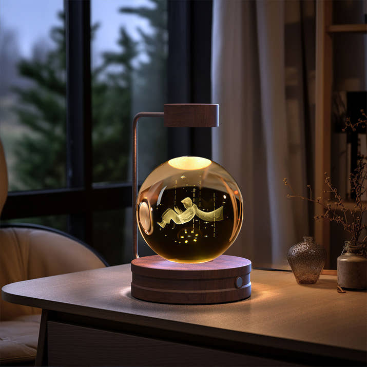 Magical Dino Orb Night Light – Cozy Bedside Glow