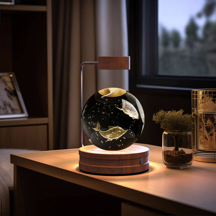 Magical Dino Orb Night Light – Cozy Bedside Glow
